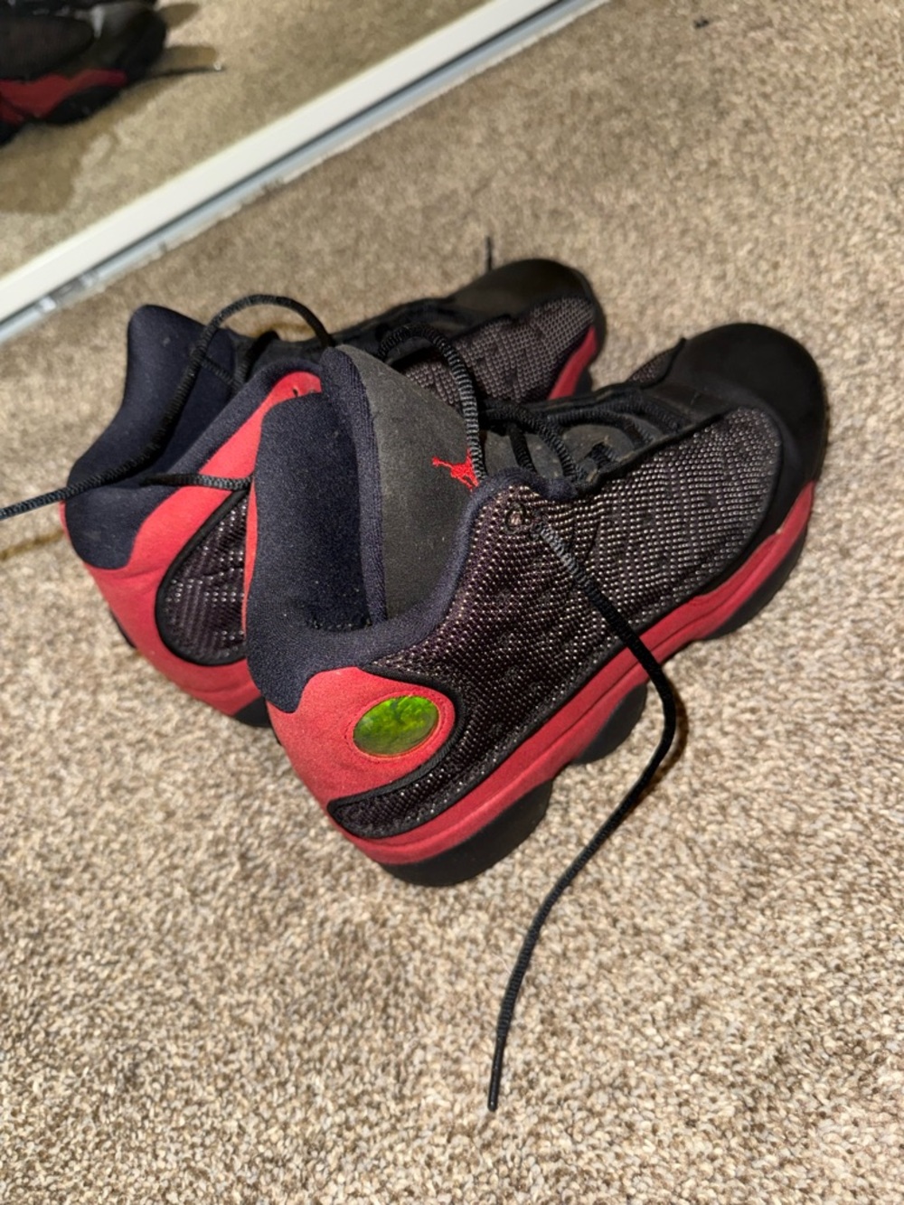 Jordan Retro Bred 13s - 7Y